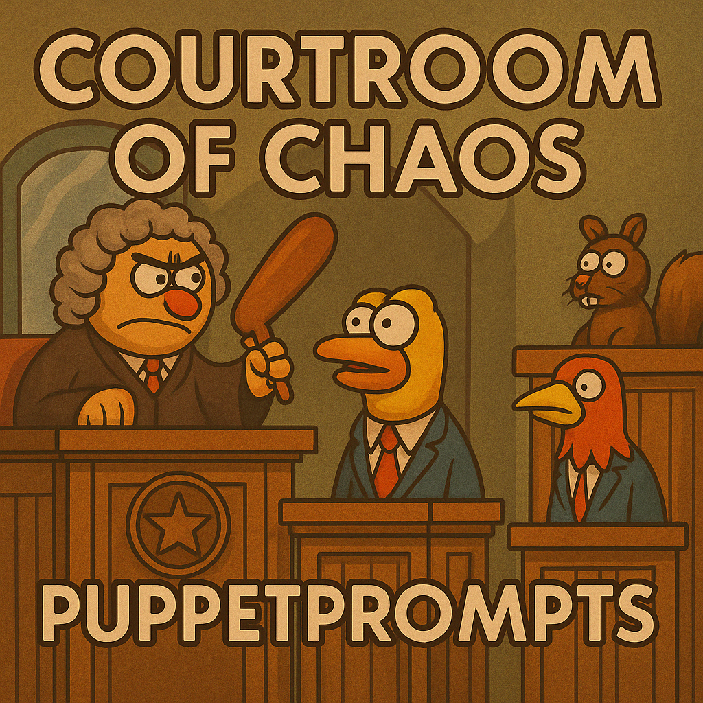 Courtroom of Chaos PuppetPrompts Pack