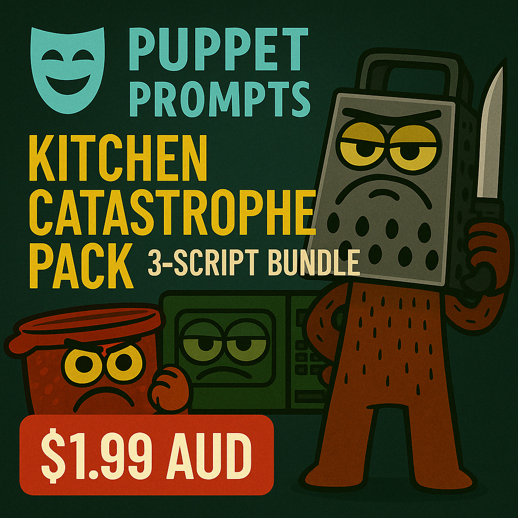 Kitchen Catastrophe PuppetPrompts Pack